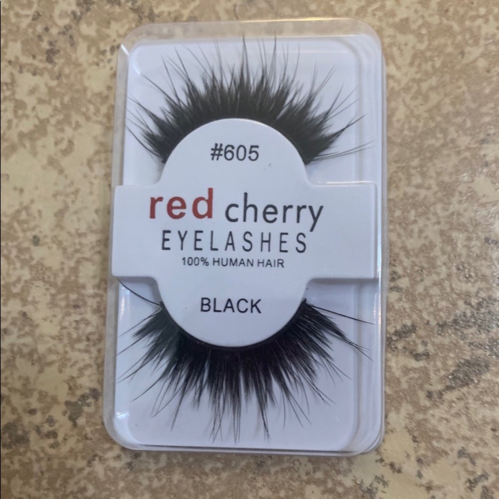 New! “Red Cherry” False Fashion Soft EyeLashes (1) Pair. Style #605